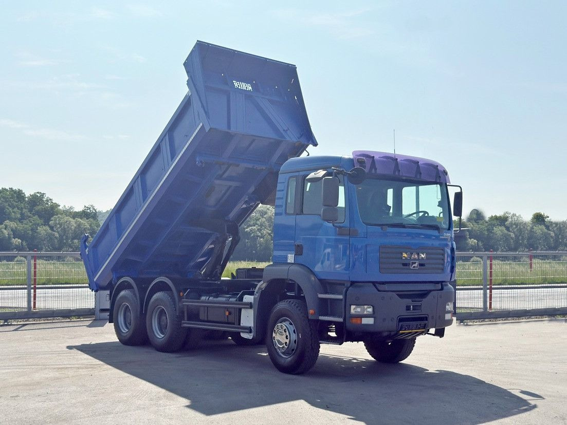 MAN TGA 33.350 * BORDMATIC *6x4 * TOPZUSTAND - Φορτηγό ανατρεπόμενο, Φορτηγό με γερανό: φωτογραφία 1 MAN TGA 33.350 * BORDMATIC *6x4 * TOPZUSTAND - Φορτηγό ανατρεπόμενο, Φορτηγό με γερανό: φωτογραφία 1