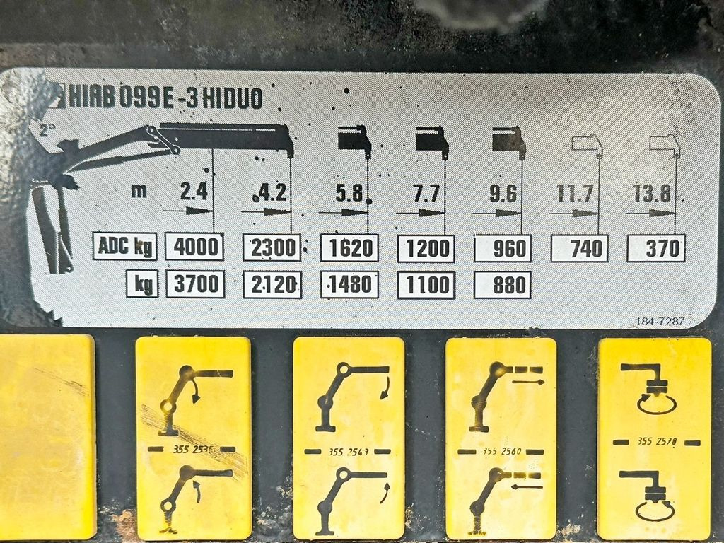 Φορτηγό με γερανό, Φορτηγό ανατρεπόμενο MAN TGS 18.360 * HIAB 099 E-3 HIDUO + FUNK *4x4: φωτογραφία 9