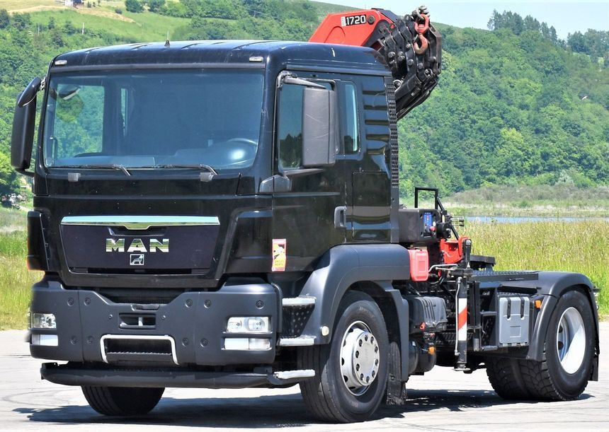 MAN TGS 18.400 Sattelzugmaschine + KRAN /FUNK MAN TGS 18.400 Sattelzugmaschine + KRAN /FUNK - Φορτηγό με γερανό, Τράκτορας: φωτογραφία 4 MAN TGS 18.400 Sattelzugmaschine + KRAN /FUNK MAN TGS 18.400 Sattelzugmaschine + KRAN /FUNK - Φορτηγό με γερανό, Τράκτορας: φωτογραφία 4