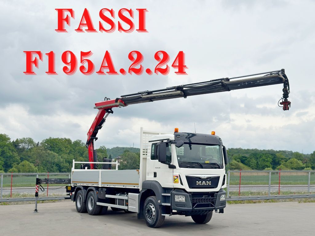 MAN TGS 26.360* FASSI F195A.2.24 / FUNK * 6x4 * TOP - Φορτηγό με γερανό: φωτογραφία 1 MAN TGS 26.360* FASSI F195A.2.24 / FUNK * 6x4 * TOP - Φορτηγό με γερανό: φωτογραφία 1