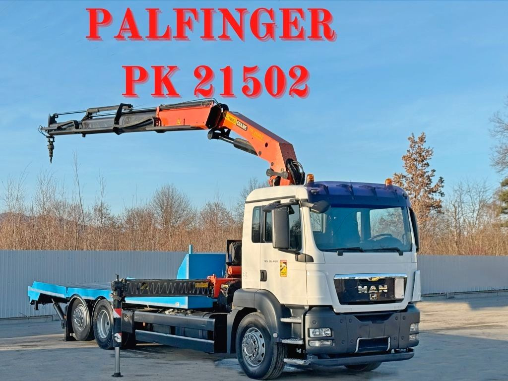 MAN TGS 26.400 * PALFINGER PK 21502 + FUNK* - Φορτηγό με γερανό: φωτογραφία 1 MAN TGS 26.400 * PALFINGER PK 21502 + FUNK* - Φορτηγό με γερανό: φωτογραφία 1