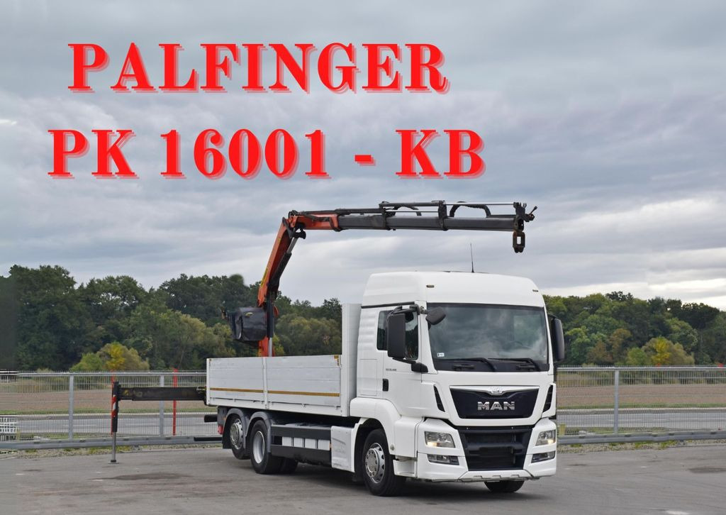 MAN TGS 26.440 * PRITSCHE 6,90 m + PK 16001 - K - Φορτηγό με γερανό, Φορτηγό με ανοιχτή καρότσα: φωτογραφία 1 MAN TGS 26.440 * PRITSCHE 6,90 m + PK 16001 - K - Φορτηγό με γερανό, Φορτηγό με ανοιχτή καρότσα: φωτογραφία 1