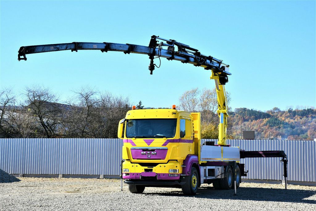 MAN TGS 28.440 Pritsche 5,60* HMF 3000 K5 + FUNK ! - Φορτηγό με γερανό: φωτογραφία 2 MAN TGS 28.440 Pritsche 5,60* HMF 3000 K5 + FUNK ! - Φορτηγό με γερανό: φωτογραφία 2