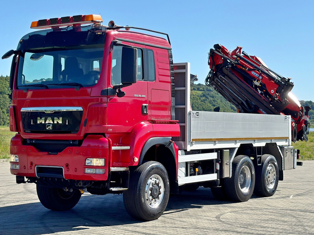 MAN TGS 28.480 * EFFER 255/5S + JIB 3S + FUNK * TOP - Φορτηγό με γερανό: φωτογραφία 4 MAN TGS 28.480 * EFFER 255/5S + JIB 3S + FUNK * TOP - Φορτηγό με γερανό: φωτογραφία 4