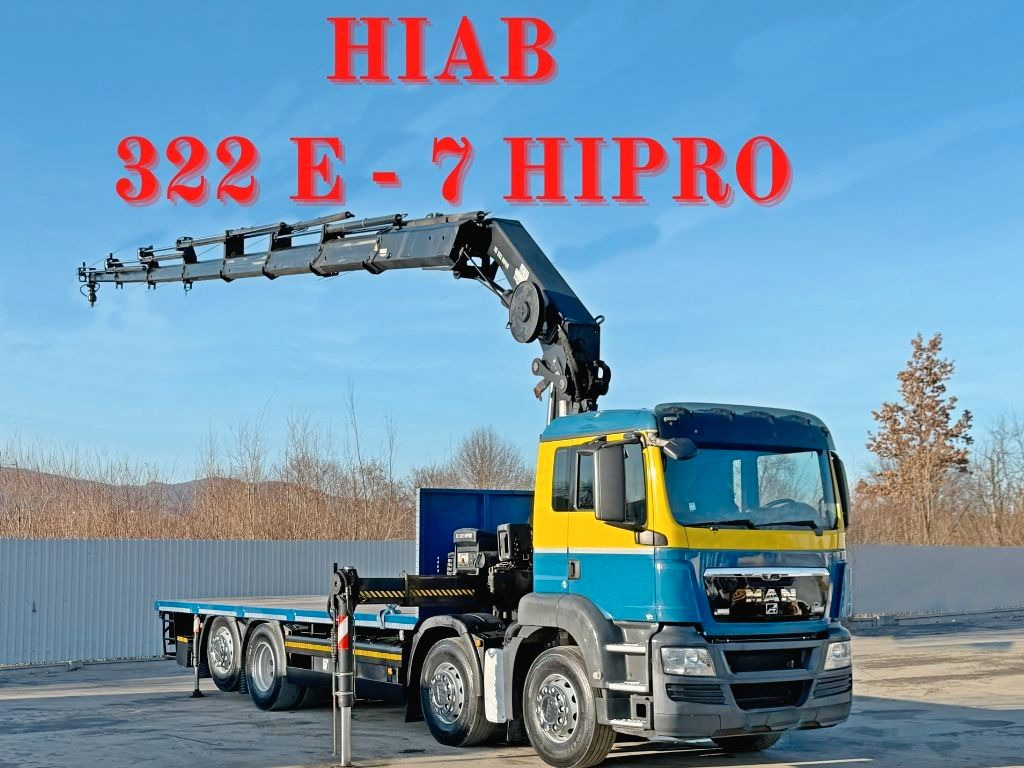 MAN TGS 32.440*Platform 7,20m * HIAB 322 E - 7 HIPRO - Φορτηγό με γερανό: φωτογραφία 1 MAN TGS 32.440*Platform 7,20m * HIAB 322 E - 7 HIPRO - Φορτηγό με γερανό: φωτογραφία 1