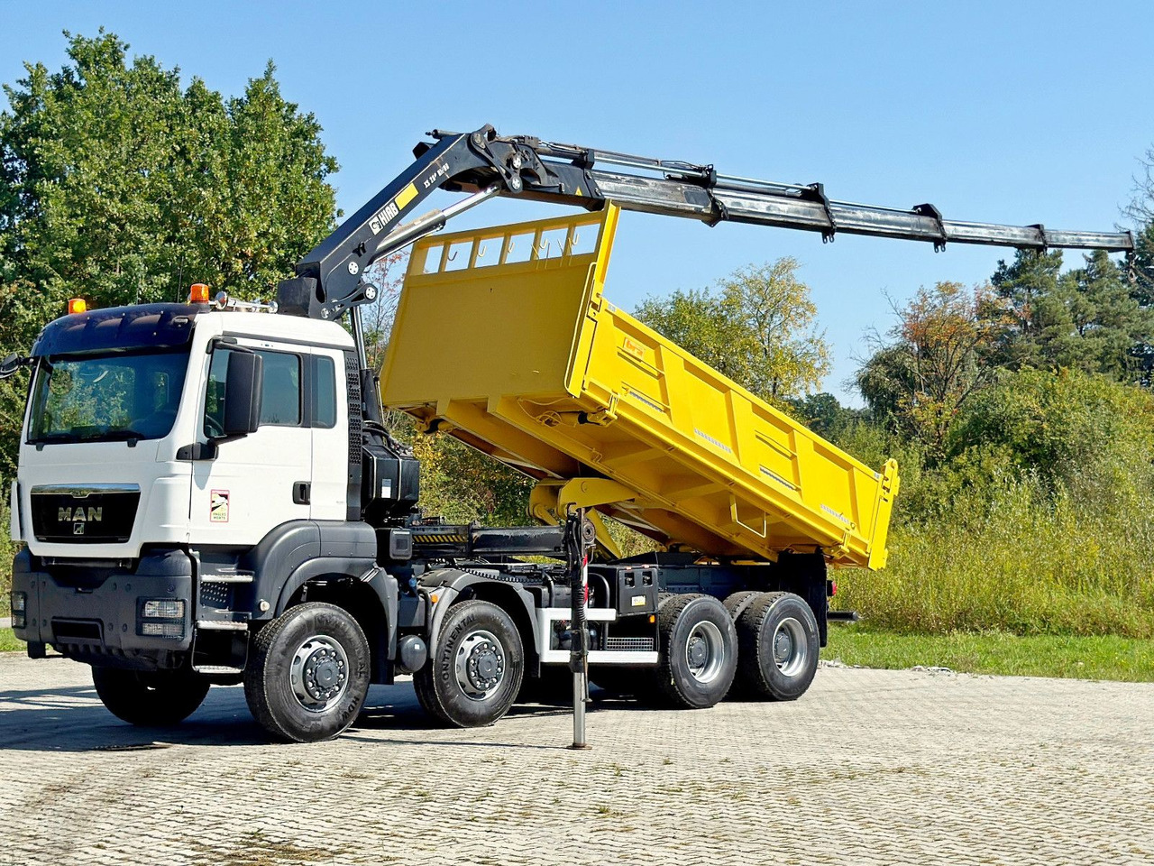 MAN TGS 32.510 * HIAB 288 EP - 5HIDUO/ FUNK * 8x8 - Φορτηγό με γερανό: φωτογραφία 2 MAN TGS 32.510 * HIAB 288 EP - 5HIDUO/ FUNK * 8x8 - Φορτηγό με γερανό: φωτογραφία 2
