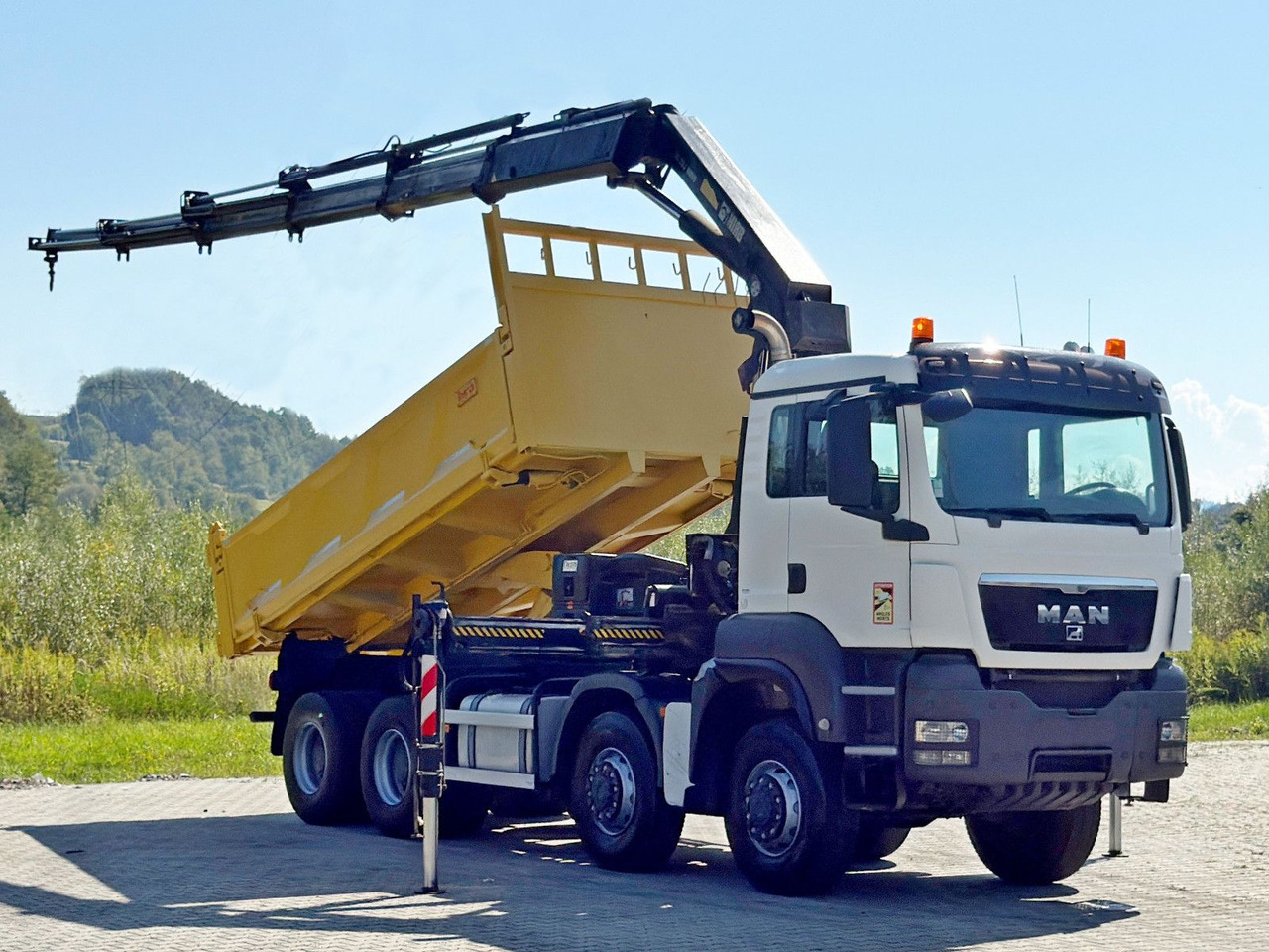 MAN TGS 32.510 * HIAB 288 EP - 5HIDUO/ FUNK * 8x8 - Φορτηγό ανατρεπόμενο, Φορτηγό με γερανό: φωτογραφία 2 MAN TGS 32.510 * HIAB 288 EP - 5HIDUO/ FUNK * 8x8 - Φορτηγό ανατρεπόμενο, Φορτηγό με γερανό: φωτογραφία 2