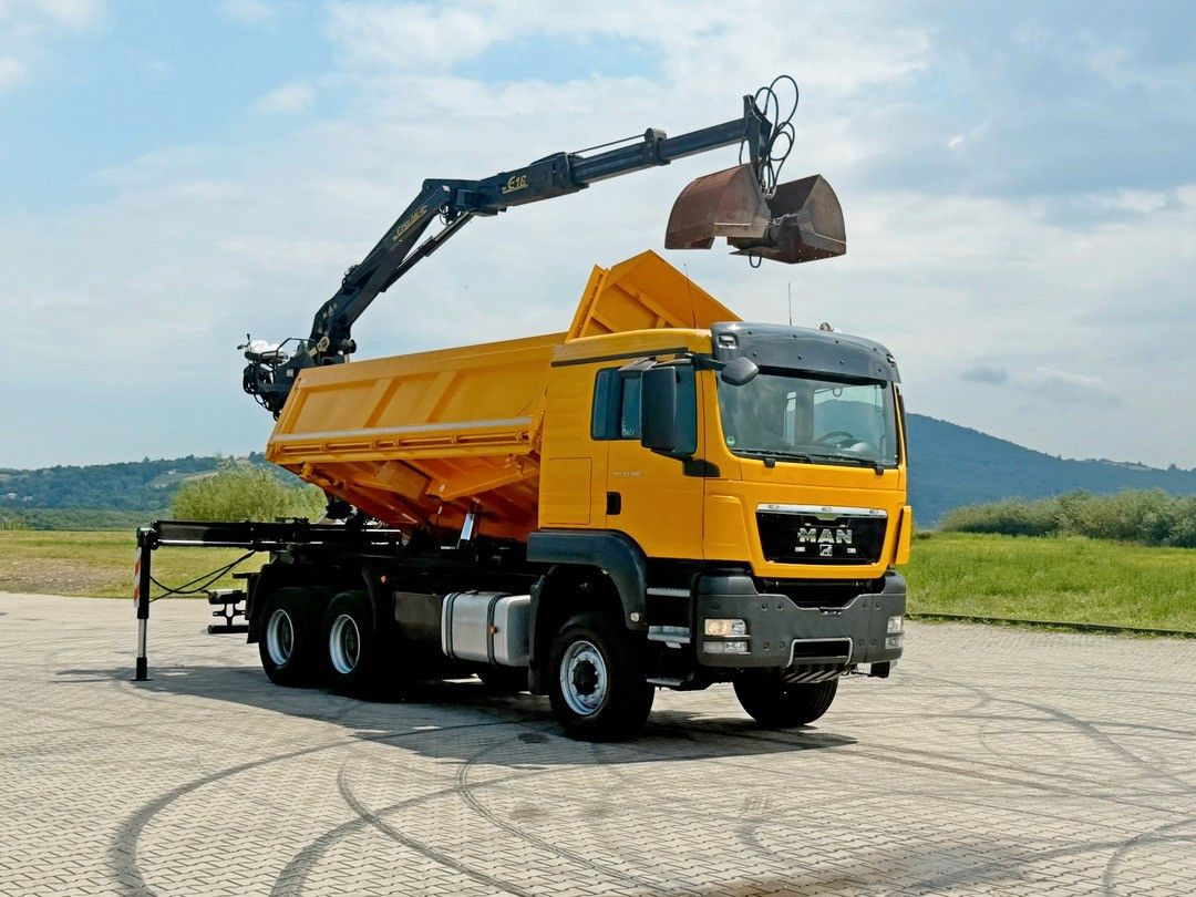 MAN TGS 33.480*KIPPER 5,10m * EPSILON E165Z76* 6x6 MAN TGS 33.480*KIPPER 5,10m * EPSILON E165Z76* 6x6 - Φορτηγό με γερανό, Φορτηγό ανατρεπόμενο: φωτογραφία 2 MAN TGS 33.480*KIPPER 5,10m * EPSILON E165Z76* 6x6 MAN TGS 33.480*KIPPER 5,10m * EPSILON E165Z76* 6x6 - Φορτηγό με γερανό, Φορτηγό ανατρεπόμενο: φωτογραφία 2