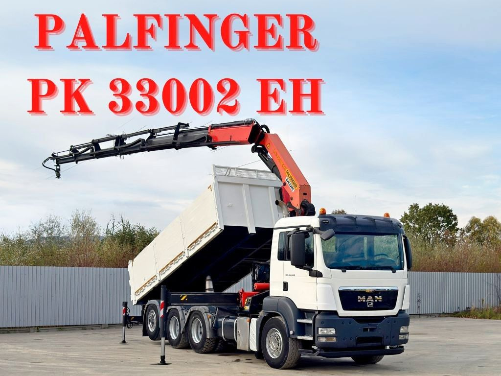 MAN TGS 35.440 * PALFINGER PK 33002 EH +FUNK / 8x4 - Φορτηγό με γερανό: φωτογραφία 1 MAN TGS 35.440 * PALFINGER PK 33002 EH +FUNK / 8x4 - Φορτηγό με γερανό: φωτογραφία 1