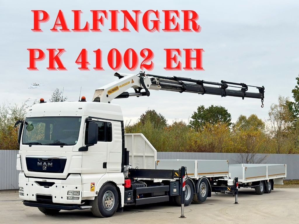 MAN TGX 26.440 * PK 41002-EH + FUNK + Anhänger*TOP - Φορτηγό με γερανό: φωτογραφία 1 MAN TGX 26.440 * PK 41002-EH + FUNK + Anhänger*TOP - Φορτηγό με γερανό: φωτογραφία 1