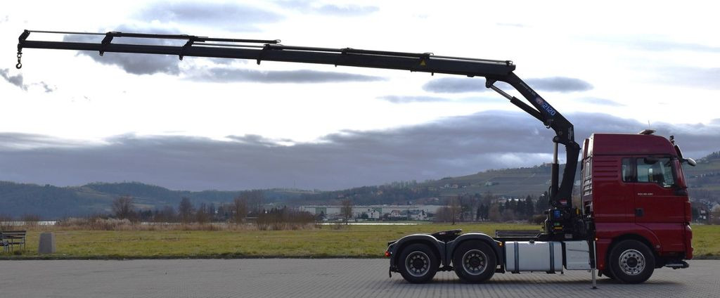 MAN TGX 28.480 Sattelzugmaschine + HMF 2120 K5/FUNK MAN TGX 28.480 Sattelzugmaschine + HMF 2120 K5/FUNK - Τράκτορας: φωτογραφία 5 MAN TGX 28.480 Sattelzugmaschine + HMF 2120 K5/FUNK MAN TGX 28.480 Sattelzugmaschine + HMF 2120 K5/FUNK - Τράκτορας: φωτογραφία 5