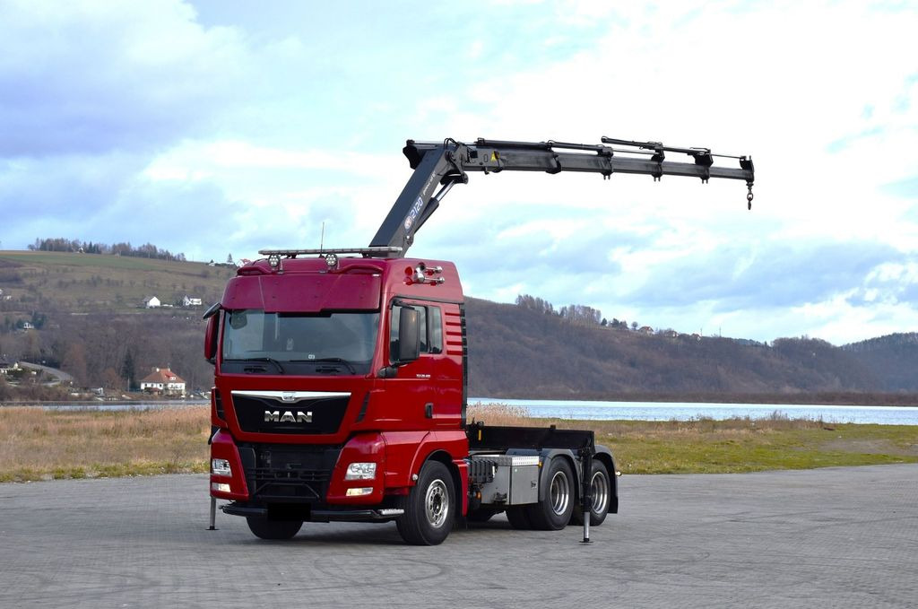 MAN TGX 28.480 Sattelzugmaschine + HMF 2120 K5/FUNK MAN TGX 28.480 Sattelzugmaschine + HMF 2120 K5/FUNK - Τράκτορας: φωτογραφία 2 MAN TGX 28.480 Sattelzugmaschine + HMF 2120 K5/FUNK MAN TGX 28.480 Sattelzugmaschine + HMF 2120 K5/FUNK - Τράκτορας: φωτογραφία 2