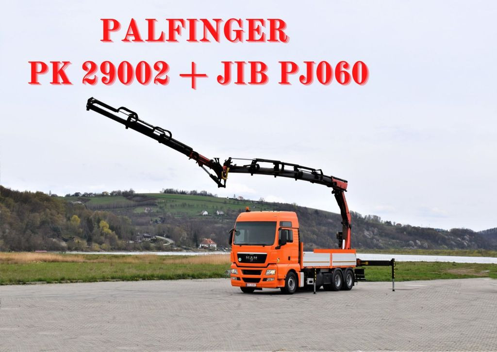 MAN TGX 28.540 * PK29002 + JIB PJ060/FUNK! MAN TGX 28.540 * PK29002 + JIB PJ060/FUNK! - Φορτηγό με γερανό, Φορτηγό με ανοιχτή καρότσα: φωτογραφία 1 MAN TGX 28.540 * PK29002 + JIB PJ060/FUNK! MAN TGX 28.540 * PK29002 + JIB PJ060/FUNK! - Φορτηγό με γερανό, Φορτηγό με ανοιχτή καρότσα: φωτογραφία 1