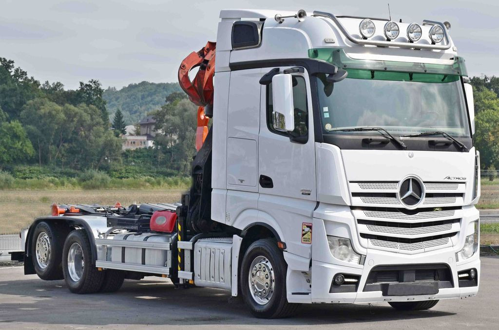 Mercedes-Benz ACTROS 2551 * ABROLLKIPPER * LIV L120 Z3 (88) - Φορτηγό φόρτωσης γάντζου, Φορτηγό με γερανό: φωτογραφία 3 Mercedes-Benz ACTROS 2551 * ABROLLKIPPER * LIV L120 Z3 (88) - Φορτηγό φόρτωσης γάντζου, Φορτηγό με γερανό: φωτογραφία 3