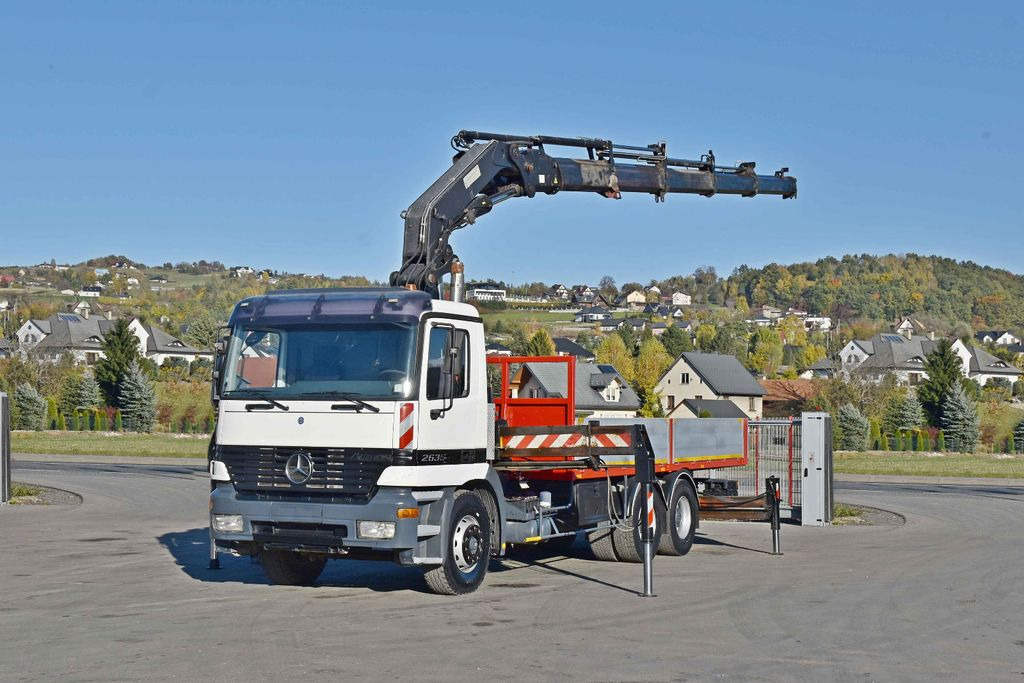 Mercedes-Benz ACTROS 2635 Pritsche 6,40m + HIAB 400 E-5 + FUNK Mercedes-Benz ACTROS 2635 Pritsche 6,40m + HIAB 400 E-5 + FUNK - Φορτηγό με γερανό: φωτογραφία 2 Mercedes-Benz ACTROS 2635 Pritsche 6,40m + HIAB 400 E-5 + FUNK Mercedes-Benz ACTROS 2635 Pritsche 6,40m + HIAB 400 E-5 + FUNK - Φορτηγό με γερανό: φωτογραφία 2