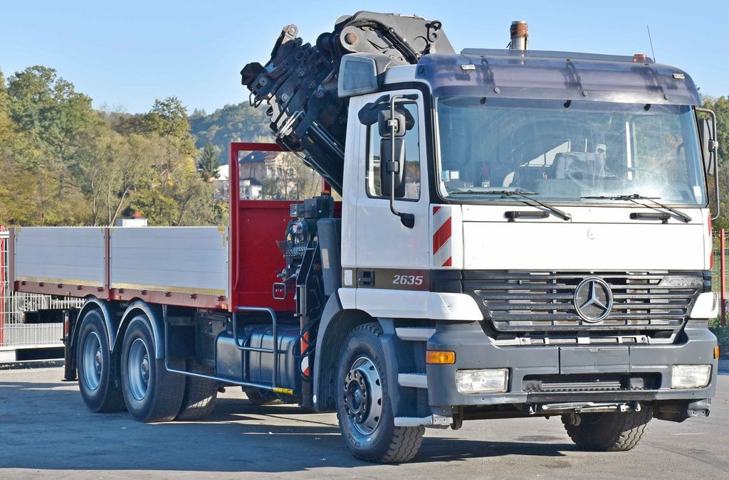 Mercedes-Benz ACTROS 2635 Pritsche 6,40m + HIAB 400 E-5 + FUNK Mercedes-Benz ACTROS 2635 Pritsche 6,40m + HIAB 400 E-5 + FUNK - Φορτηγό με γερανό: φωτογραφία 3 Mercedes-Benz ACTROS 2635 Pritsche 6,40m + HIAB 400 E-5 + FUNK Mercedes-Benz ACTROS 2635 Pritsche 6,40m + HIAB 400 E-5 + FUNK - Φορτηγό με γερανό: φωτογραφία 3