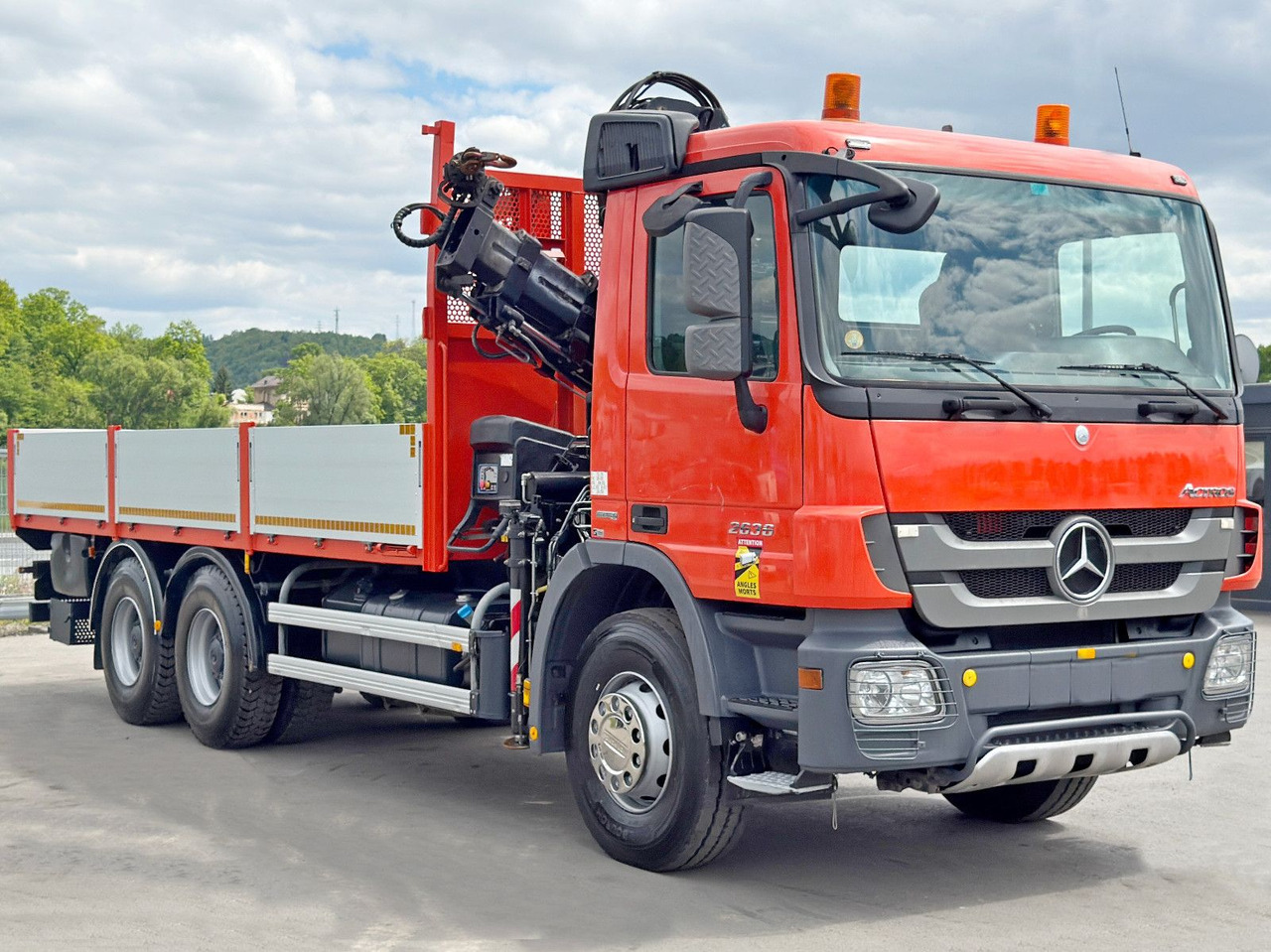 Mercedes-Benz ACTROS 2636*HIAB 122 BS-2 HIDUO + FUNK/6x4 * TOP - Φορτηγό με γερανό: φωτογραφία 4 Mercedes-Benz ACTROS 2636*HIAB 122 BS-2 HIDUO + FUNK/6x4 * TOP - Φορτηγό με γερανό: φωτογραφία 4