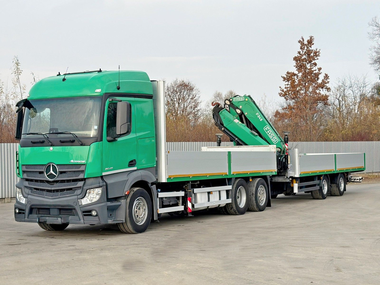 Mercedes-Benz ACTROS 264 * FASSI F 345.24 + FUNK + Anhänger - Φορτηγό με γερανό: φωτογραφία 4 Mercedes-Benz ACTROS 264 * FASSI F 345.24 + FUNK + Anhänger - Φορτηγό με γερανό: φωτογραφία 4