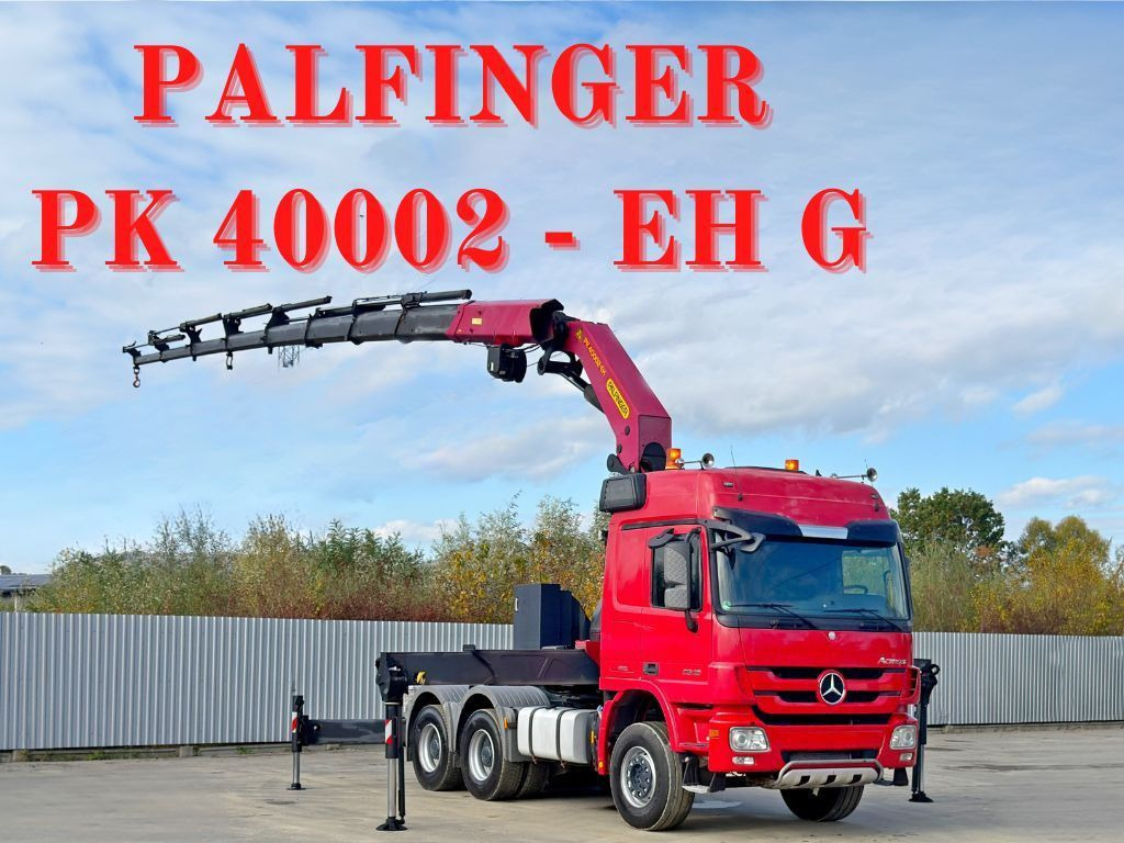 Mercedes-Benz ACTROS 2646 * PK 40002 - EH G + FUNK / 6x4 * TOP - Φορτηγό με γερανό: φωτογραφία 1 Mercedes-Benz ACTROS 2646 * PK 40002 - EH G + FUNK / 6x4 * TOP - Φορτηγό με γερανό: φωτογραφία 1