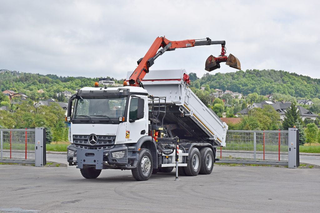 Mercedes-Benz AROCS 2635* FASSI F165AZ.0.22 + FUNK * 6x4  - Φορτηγό με γερανό, Φορτηγό ανατρεπόμενο: φωτογραφία 2 Mercedes-Benz AROCS 2635* FASSI F165AZ.0.22 + FUNK * 6x4  - Φορτηγό με γερανό, Φορτηγό ανατρεπόμενο: φωτογραφία 2