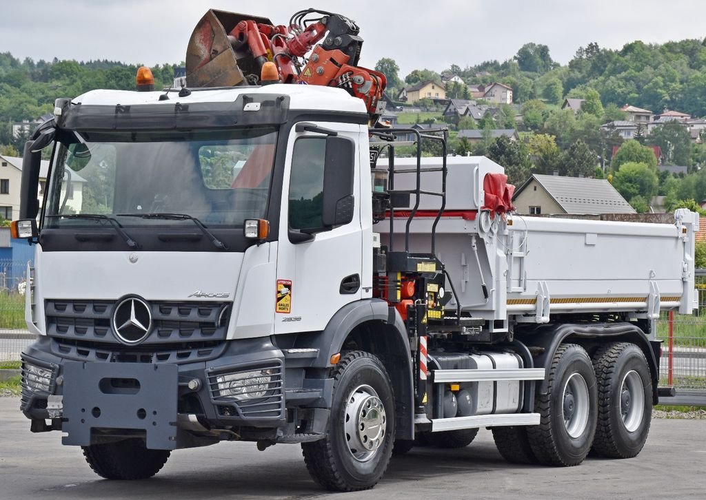 Mercedes-Benz AROCS 2635* FASSI F165AZ.0.22 + FUNK * 6x4  - Φορτηγό με γερανό, Φορτηγό ανατρεπόμενο: φωτογραφία 5 Mercedes-Benz AROCS 2635* FASSI F165AZ.0.22 + FUNK * 6x4  - Φορτηγό με γερανό, Φορτηγό ανατρεπόμενο: φωτογραφία 5