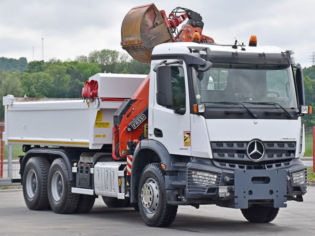Mercedes-Benz AROCS 2635* FASSI F165AZ.0.22 + FUNK * 6x4  - Φορτηγό με γερανό, Φορτηγό ανατρεπόμενο: φωτογραφία 4 Mercedes-Benz AROCS 2635* FASSI F165AZ.0.22 + FUNK * 6x4  - Φορτηγό με γερανό, Φορτηγό ανατρεπόμενο: φωτογραφία 4