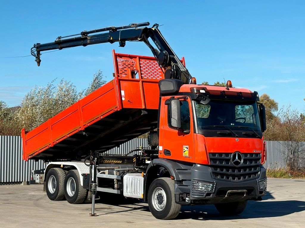 Mercedes-Benz AROCS 2640 *HIAB 144 BS - 3/FUNK + * 6x4 - Φορτηγό με γερανό: φωτογραφία 2 Mercedes-Benz AROCS 2640 *HIAB 144 BS - 3/FUNK + * 6x4 - Φορτηγό με γερανό: φωτογραφία 2