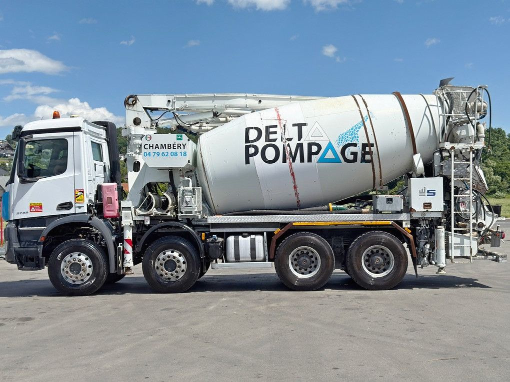 Αντλία σκυροδέματος Mercedes-Benz AROCS 3743 * Betonpumpe + FUNK * 8x4 * TOP: φωτογραφία 6