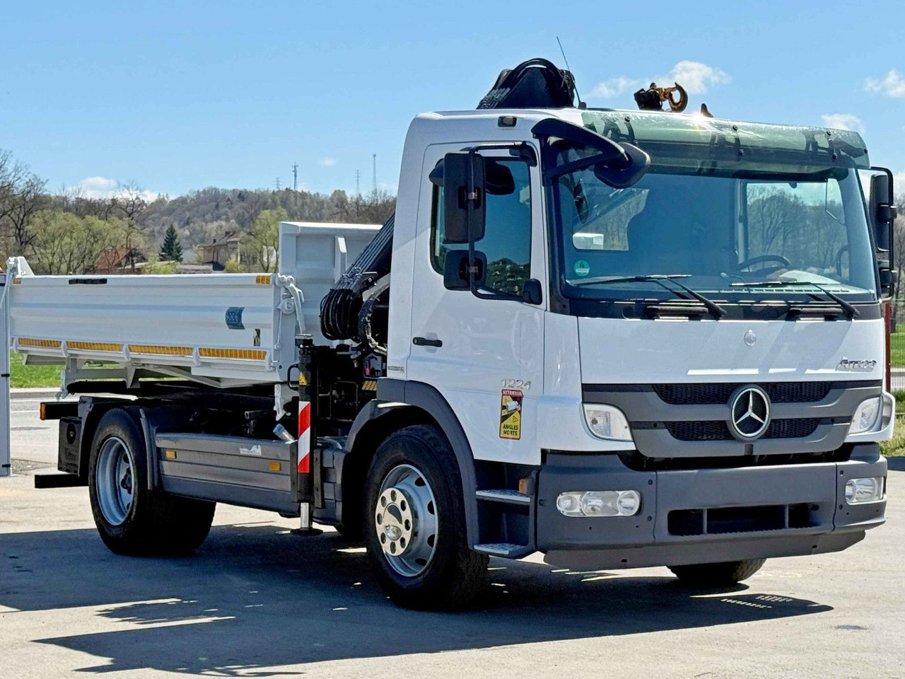 Mercedes-Benz ATEGO 1224 * KIPPER 4,00 m * HIAB 077 BS - 2 DUO - Φορτηγό ανατρεπόμενο, Φορτηγό με γερανό: φωτογραφία 4 Mercedes-Benz ATEGO 1224 * KIPPER 4,00 m * HIAB 077 BS - 2 DUO - Φορτηγό ανατρεπόμενο, Φορτηγό με γερανό: φωτογραφία 4