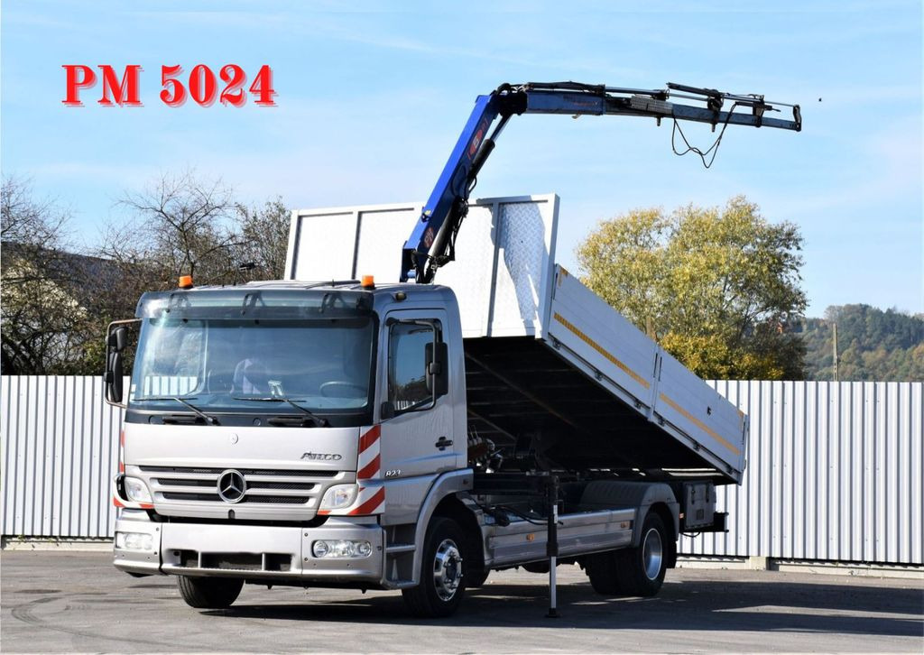 Mercedes-Benz ATEGO 823 Kipper 4,90m* PM 5024 P* TOPZUSTAND - Φορτηγό με γερανό, Φορτηγό ανατρεπόμενο: φωτογραφία 1 Mercedes-Benz ATEGO 823 Kipper 4,90m* PM 5024 P* TOPZUSTAND - Φορτηγό με γερανό, Φορτηγό ανατρεπόμενο: φωτογραφία 1