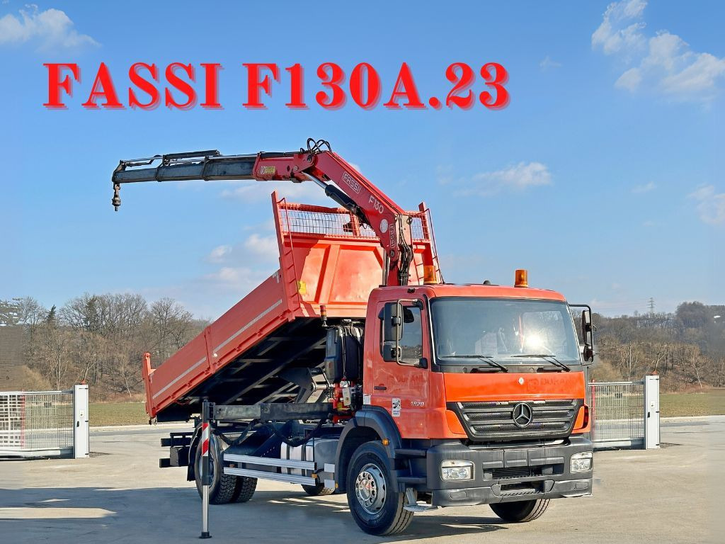 Mercedes-Benz AXOR 1828 * FASSI F130.A.23 + FUNK * TOPZUSTAND - Φορτηγό ανατρεπόμενο, Φορτηγό με γερανό: φωτογραφία 1 Mercedes-Benz AXOR 1828 * FASSI F130.A.23 + FUNK * TOPZUSTAND - Φορτηγό ανατρεπόμενο, Φορτηγό με γερανό: φωτογραφία 1