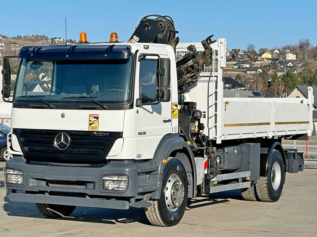 Mercedes-Benz AXOR 1828*HIAB 122 BS-3 HIDUO + FUNK *TOPZUSTAND - Φορτηγό ανατρεπόμενο, Φορτηγό με γερανό: φωτογραφία 4 Mercedes-Benz AXOR 1828*HIAB 122 BS-3 HIDUO + FUNK *TOPZUSTAND - Φορτηγό ανατρεπόμενο, Φορτηγό με γερανό: φωτογραφία 4