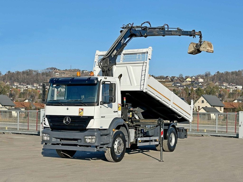 Mercedes-Benz AXOR 1828*HIAB 122 BS-3 HIDUO + FUNK *TOPZUSTAND - Φορτηγό ανατρεπόμενο, Φορτηγό με γερανό: φωτογραφία 2 Mercedes-Benz AXOR 1828*HIAB 122 BS-3 HIDUO + FUNK *TOPZUSTAND - Φορτηγό ανατρεπόμενο, Φορτηγό με γερανό: φωτογραφία 2