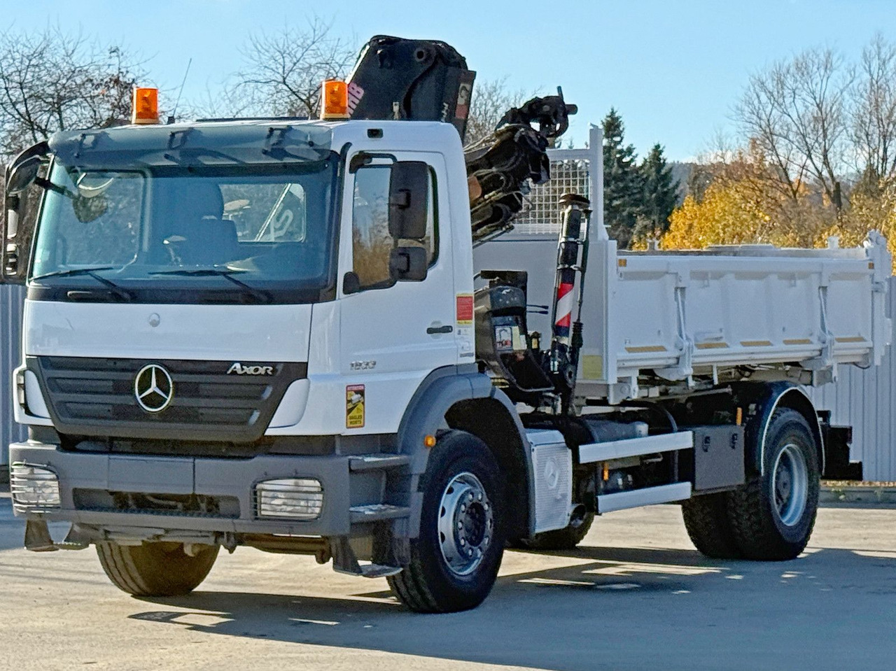 Mercedes-Benz AXOR 1833 * HIAB 144 B - 3 HIDUO + FUNK * TOP - Φορτηγό ανατρεπόμενο, Φορτηγό με γερανό: φωτογραφία 5 Mercedes-Benz AXOR 1833 * HIAB 144 B - 3 HIDUO + FUNK * TOP - Φορτηγό ανατρεπόμενο, Φορτηγό με γερανό: φωτογραφία 5