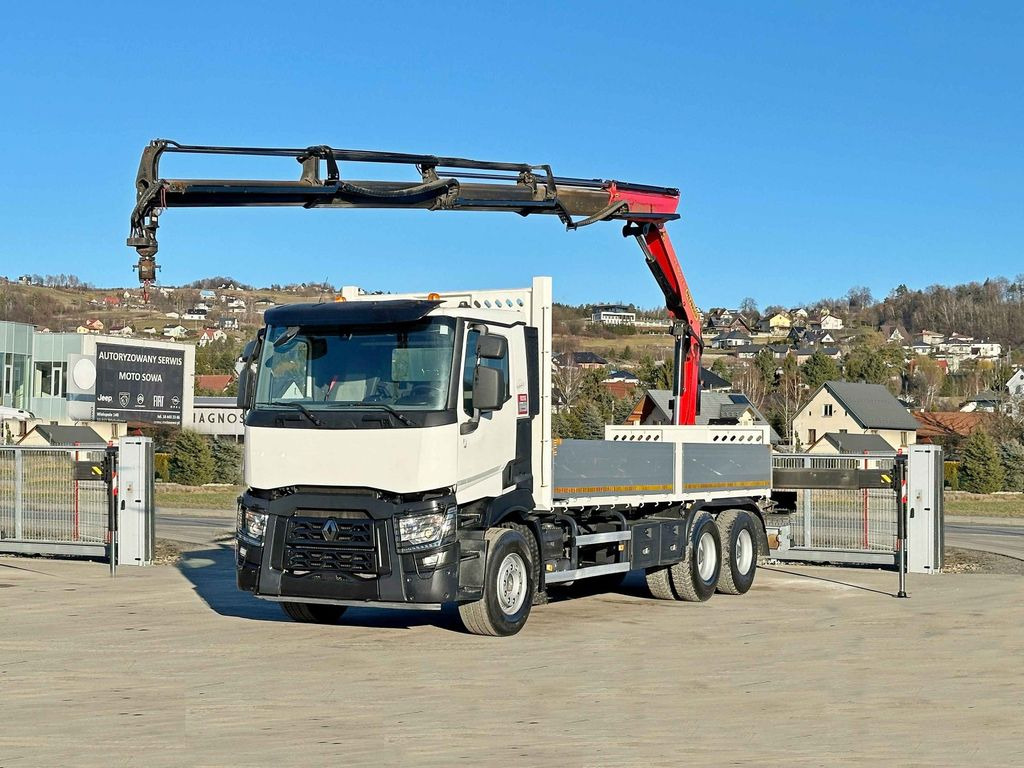 Renault C 380 *PRITSCHE 6,80m * PK 18002-EH C + FUNK*6x4 - Φορτηγό με γερανό, Φορτηγό με ανοιχτή καρότσα: φωτογραφία 2 Renault C 380 *PRITSCHE 6,80m * PK 18002-EH C + FUNK*6x4 - Φορτηγό με γερανό, Φορτηγό με ανοιχτή καρότσα: φωτογραφία 2