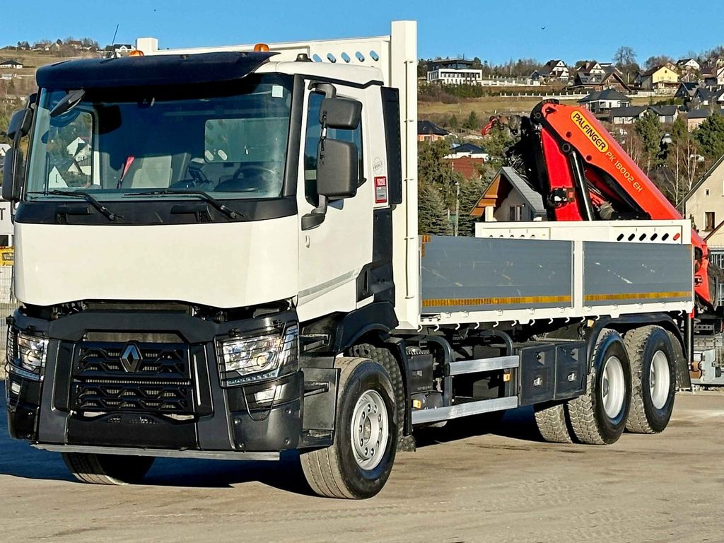 Renault C 380 *PRITSCHE 6,80m * PK 18002-EH C + FUNK*6x4 - Φορτηγό με γερανό, Φορτηγό με ανοιχτή καρότσα: φωτογραφία 4 Renault C 380 *PRITSCHE 6,80m * PK 18002-EH C + FUNK*6x4 - Φορτηγό με γερανό, Φορτηγό με ανοιχτή καρότσα: φωτογραφία 4