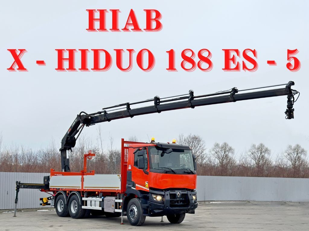 Renault C 430 *HIAB X - HIPRO 188 ES - 5 + FUNK* 6x4 - Φορτηγό με γερανό: φωτογραφία 1 Renault C 430 *HIAB X - HIPRO 188 ES - 5 + FUNK* 6x4 - Φορτηγό με γερανό: φωτογραφία 1
