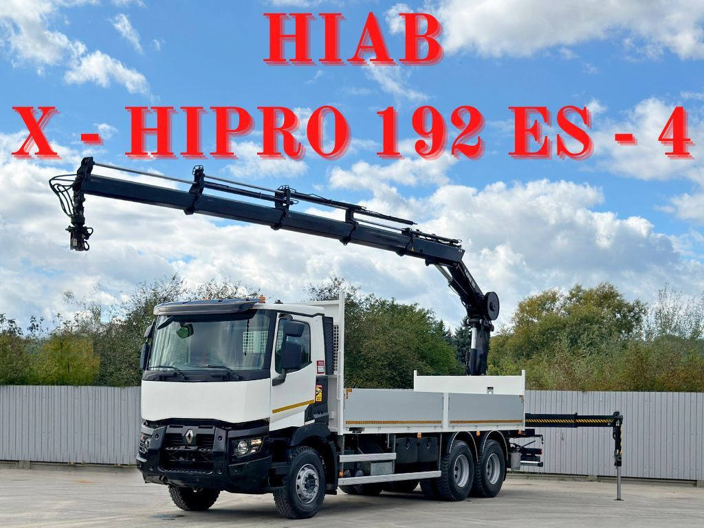Renault C 430 *HIAB X - HIPRO 192 ES -4 + FUNK* 6x4 - Φορτηγό με γερανό: φωτογραφία 1 Renault C 430 *HIAB X - HIPRO 192 ES -4 + FUNK* 6x4 - Φορτηγό με γερανό: φωτογραφία 1