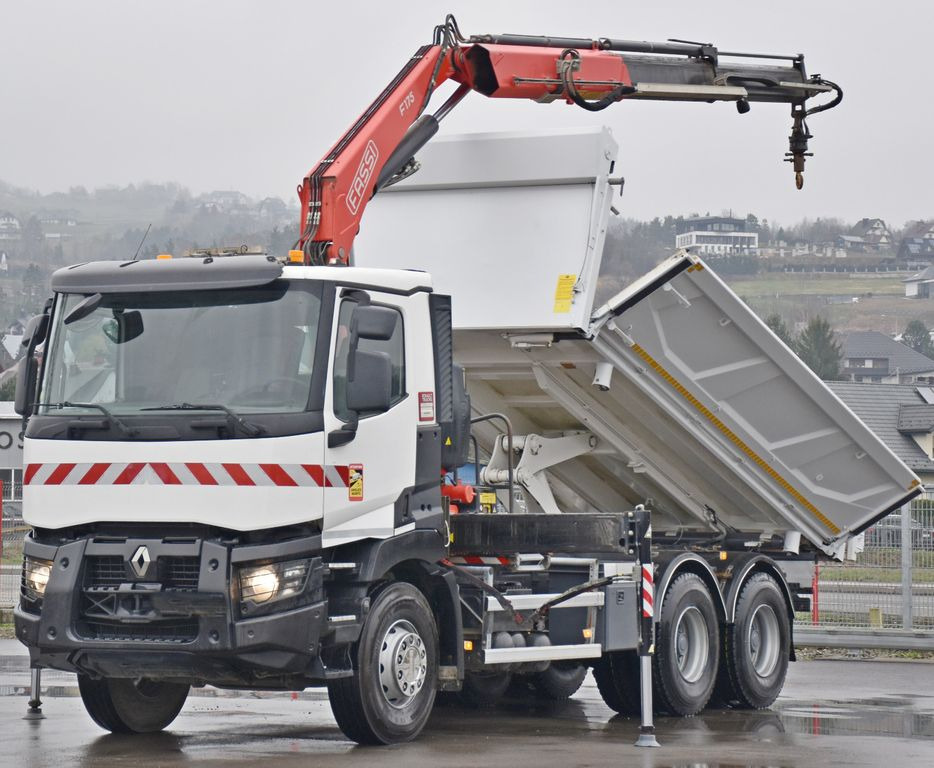 Renault C380 *KIPPER 5,10 m* FASSI F175A.0.22+FUNK /6x4 - Φορτηγό με γερανό, Φορτηγό ανατρεπόμενο: φωτογραφία 3 Renault C380 *KIPPER 5,10 m* FASSI F175A.0.22+FUNK /6x4 - Φορτηγό με γερανό, Φορτηγό ανατρεπόμενο: φωτογραφία 3