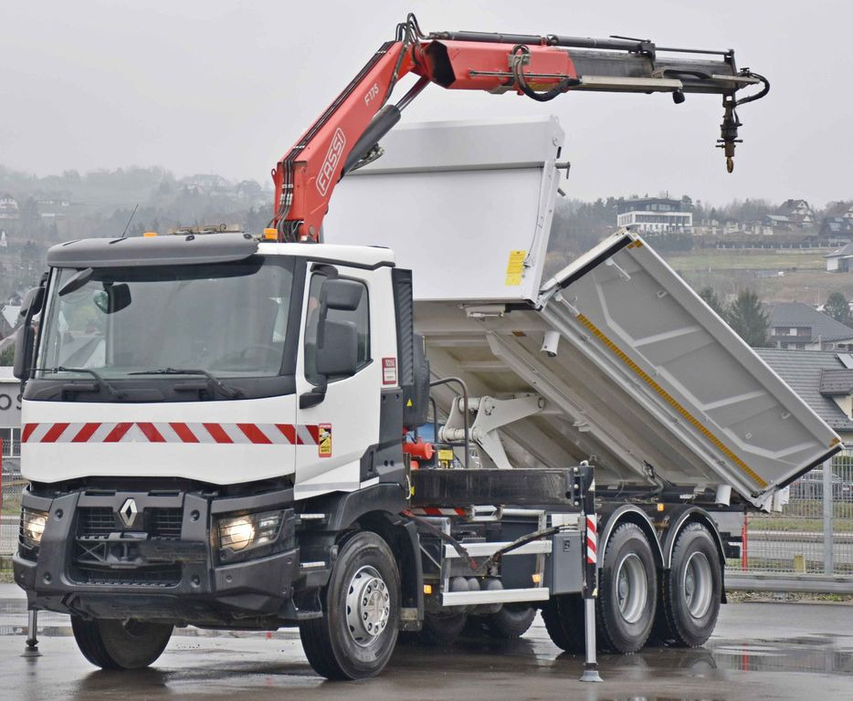 Renault C380 *KIPPER 5,10 m* FASSI F175A.0.22+FUNK /6x4 - Φορτηγό ανατρεπόμενο, Φορτηγό με γερανό: φωτογραφία 3 Renault C380 *KIPPER 5,10 m* FASSI F175A.0.22+FUNK /6x4 - Φορτηγό ανατρεπόμενο, Φορτηγό με γερανό: φωτογραφία 3