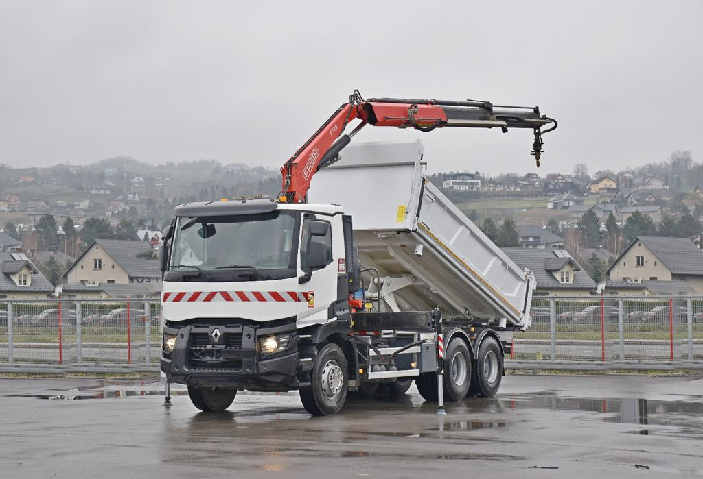 Renault C380 *KIPPER 5,10 m* FASSI F175A.0.22+FUNK /6x4 - Φορτηγό με γερανό, Φορτηγό ανατρεπόμενο: φωτογραφία 2 Renault C380 *KIPPER 5,10 m* FASSI F175A.0.22+FUNK /6x4 - Φορτηγό με γερανό, Φορτηγό ανατρεπόμενο: φωτογραφία 2