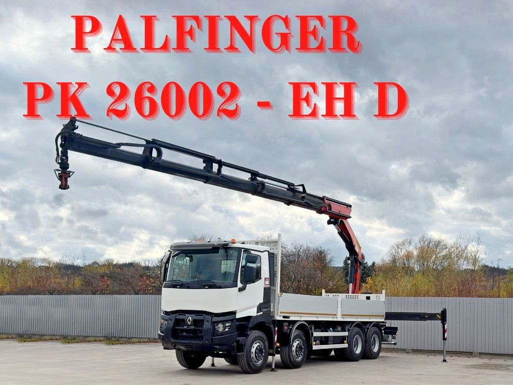 Renault C430 * PALFINGER PK 26002 - EHD + FUNK/ 8x4 - Φορτηγό με γερανό: φωτογραφία 1 Renault C430 * PALFINGER PK 26002 - EHD + FUNK/ 8x4 - Φορτηγό με γερανό: φωτογραφία 1