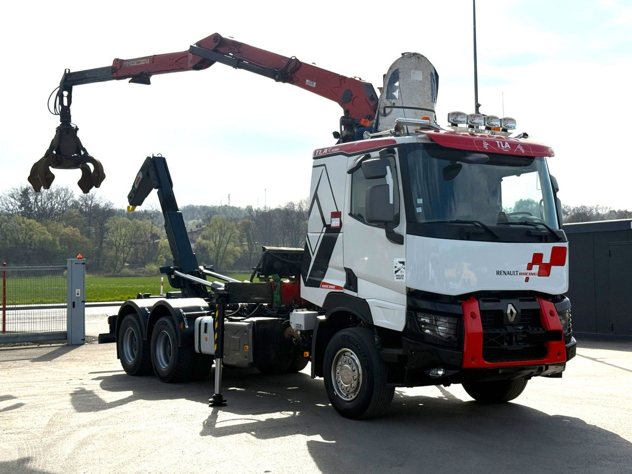 Renault C520 * ABROLLKIPPER 4,80 m * KESLA * 6x4! - Φορτηγό φόρτωσης γάντζου, Φορτηγό με γερανό: φωτογραφία 2 Renault C520 * ABROLLKIPPER 4,80 m * KESLA * 6x4! - Φορτηγό φόρτωσης γάντζου, Φορτηγό με γερανό: φωτογραφία 2