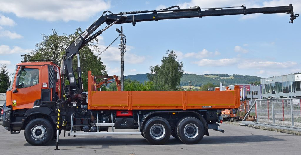 Renault K 430 * HIAB 144 B-3 HIDUO + FUNK / 6x4 - Φορτηγό με γερανό, Φορτηγό ανατρεπόμενο: φωτογραφία 5 Renault K 430 * HIAB 144 B-3 HIDUO + FUNK / 6x4 - Φορτηγό με γερανό, Φορτηγό ανατρεπόμενο: φωτογραφία 5