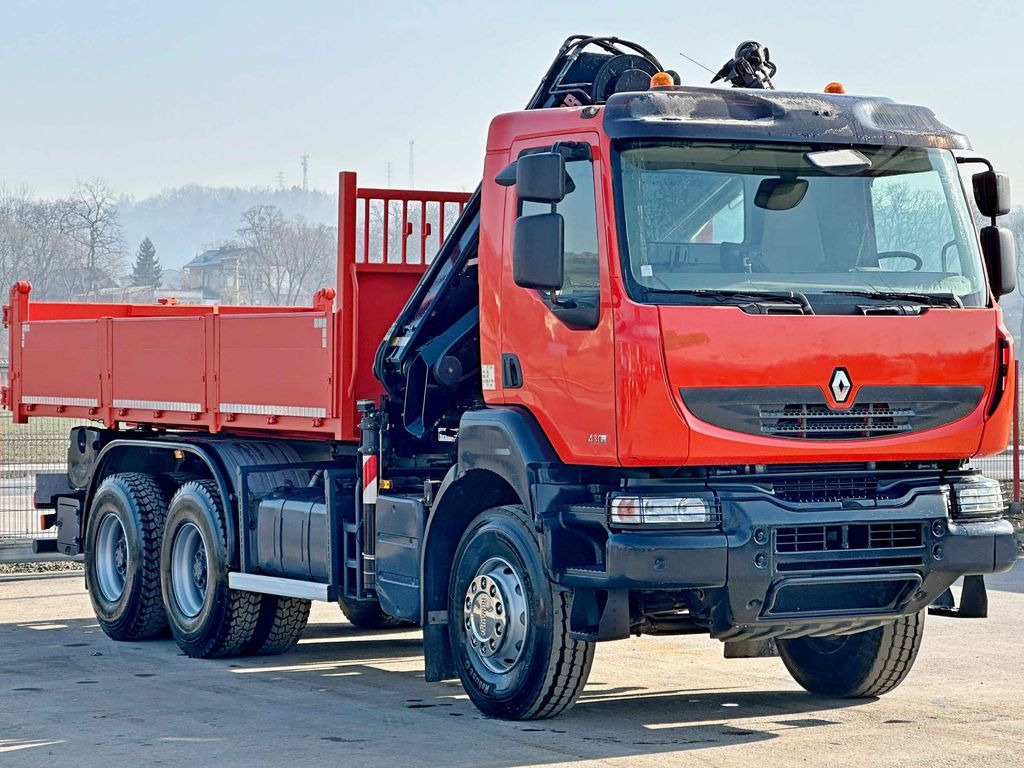 Renault KERAX 430* HIAB 144 E-3 HIDUO + FUNK / 6x4 - Φορτηγό ανατρεπόμενο, Φορτηγό με γερανό: φωτογραφία 4 Renault KERAX 430* HIAB 144 E-3 HIDUO + FUNK / 6x4 - Φορτηγό ανατρεπόμενο, Φορτηγό με γερανό: φωτογραφία 4