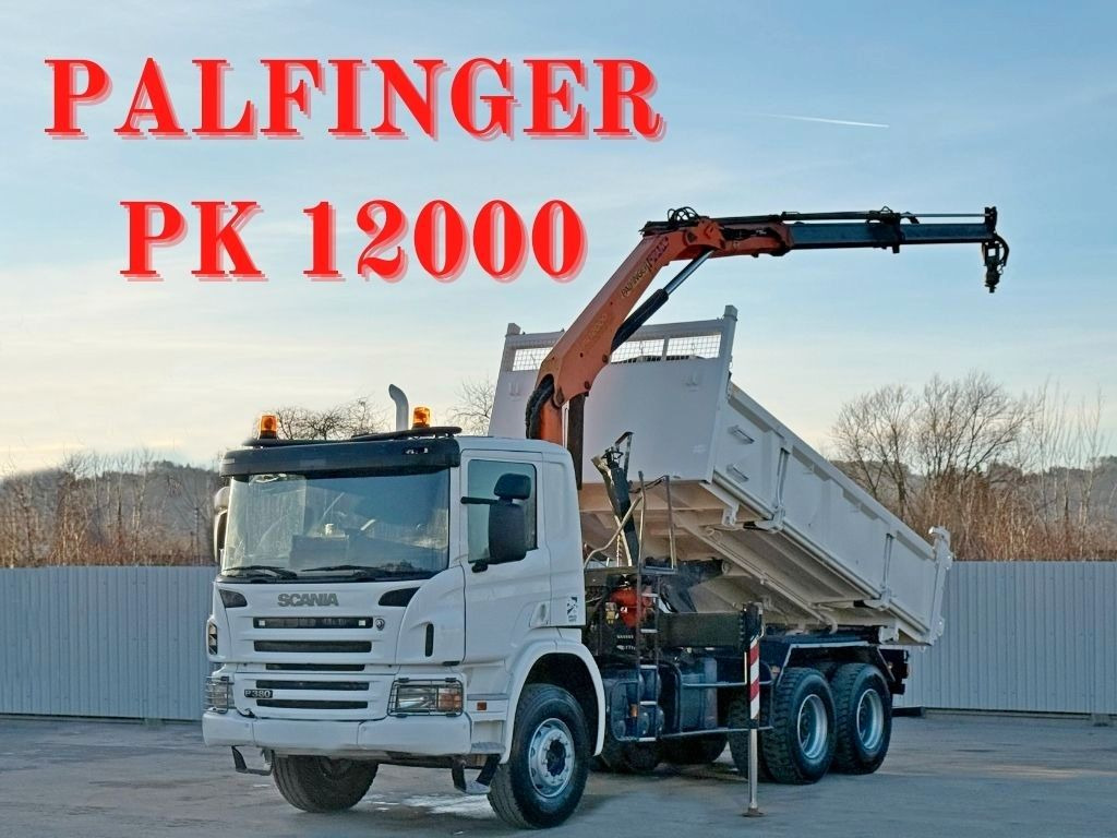 Scania P 380 Kipper 5,10 m * PK 12000 * 6x4 - Φορτηγό ανατρεπόμενο, Φορτηγό με γερανό: φωτογραφία 1 Scania P 380 Kipper 5,10 m * PK 12000 * 6x4 - Φορτηγό ανατρεπόμενο, Φορτηγό με γερανό: φωτογραφία 1