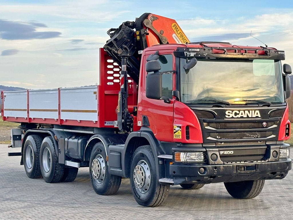 Scania P 400 Kipper 6,80 m * PK 33002-EH D + FUNK * 8x4 Scania P 400 Kipper 6,80 m * PK 33002-EH D + FUNK * 8x4 - Φορτηγό με γερανό, Φορτηγό ανατρεπόμενο: φωτογραφία 4 Scania P 400 Kipper 6,80 m * PK 33002-EH D + FUNK * 8x4 Scania P 400 Kipper 6,80 m * PK 33002-EH D + FUNK * 8x4 - Φορτηγό με γερανό, Φορτηγό ανατρεπόμενο: φωτογραφία 4