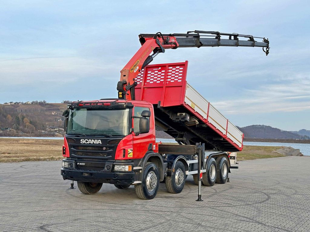 Scania P 400 Kipper 6,80 m * PK 33002-EH D + FUNK * 8x4 Scania P 400 Kipper 6,80 m * PK 33002-EH D + FUNK * 8x4 - Φορτηγό ανατρεπόμενο, Φορτηγό με γερανό: φωτογραφία 2 Scania P 400 Kipper 6,80 m * PK 33002-EH D + FUNK * 8x4 Scania P 400 Kipper 6,80 m * PK 33002-EH D + FUNK * 8x4 - Φορτηγό ανατρεπόμενο, Φορτηγό με γερανό: φωτογραφία 2