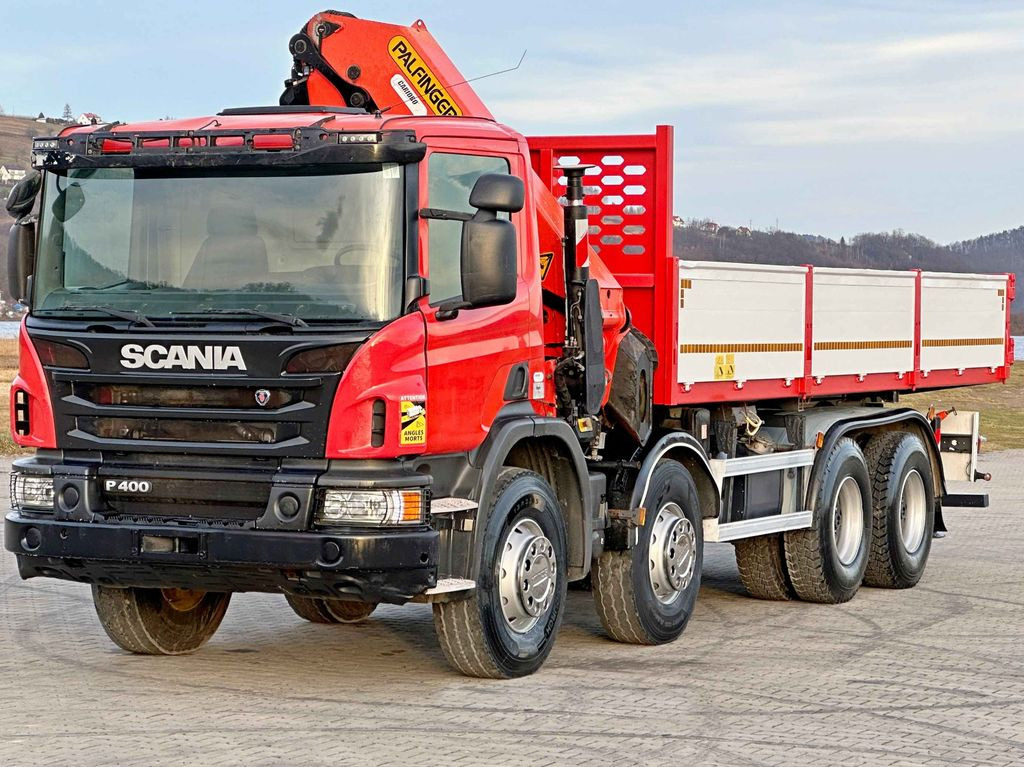 Scania P 400 Kipper 6,80 m * PK 33002-EH D + FUNK * 8x4 Scania P 400 Kipper 6,80 m * PK 33002-EH D + FUNK * 8x4 - Φορτηγό ανατρεπόμενο, Φορτηγό με γερανό: φωτογραφία 4 Scania P 400 Kipper 6,80 m * PK 33002-EH D + FUNK * 8x4 Scania P 400 Kipper 6,80 m * PK 33002-EH D + FUNK * 8x4 - Φορτηγό ανατρεπόμενο, Φορτηγό με γερανό: φωτογραφία 4
