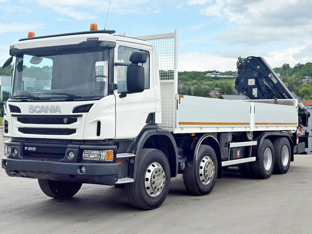 Scania P 410*PLATFORM 7,00m*HIAB 244 E-5 HIPRO+FUNK/8x4 Scania P 410*PRITSCHE 7,00m*HIAB 244 E-5 HIPRO+FUNK/8x4 - Φορτηγό με γερανό, Φορτηγό με ανοιχτή καρότσα: φωτογραφία 4 Scania P 410*PLATFORM 7,00m*HIAB 244 E-5 HIPRO+FUNK/8x4 Scania P 410*PRITSCHE 7,00m*HIAB 244 E-5 HIPRO+FUNK/8x4 - Φορτηγό με γερανό, Φορτηγό με ανοιχτή καρότσα: φωτογραφία 4